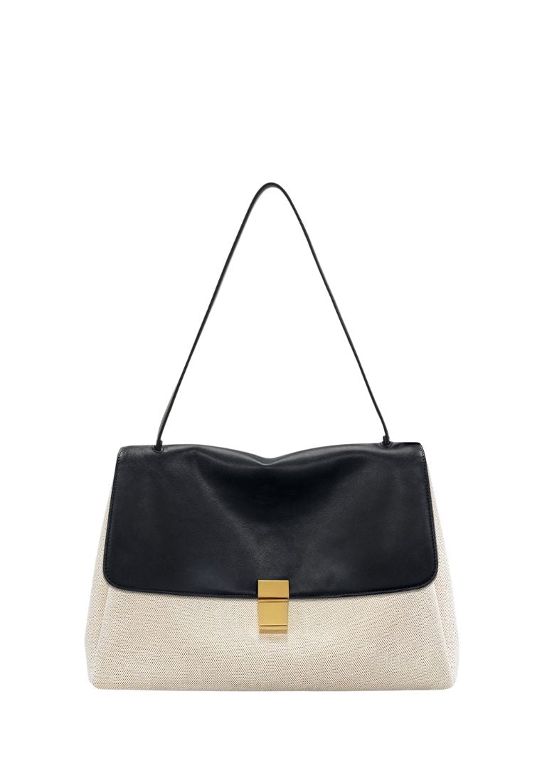 Hilary Shoulder Bag - Black Canvas