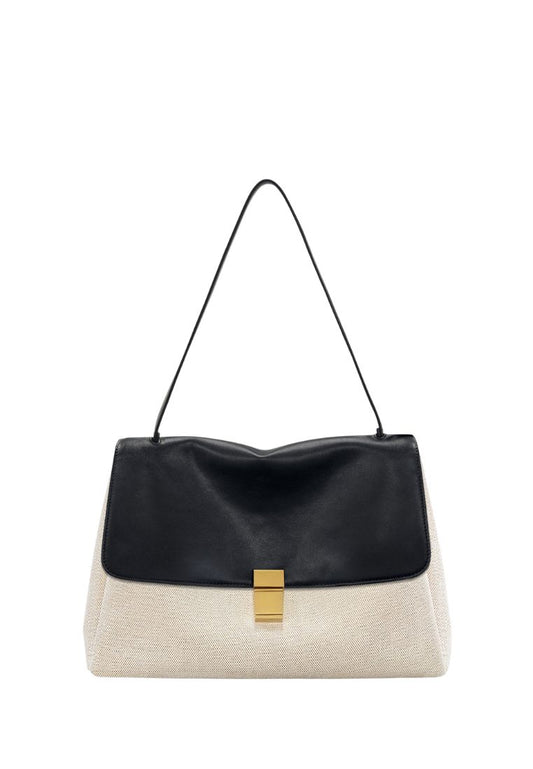 Hilary Shoulder Bag - Black Canvas