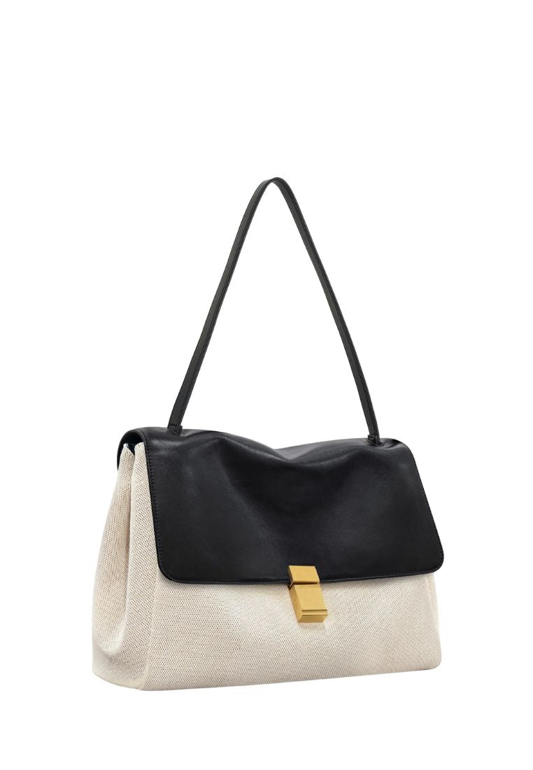 Hilary Shoulder Bag - Black Canvas
