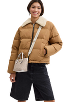 City Mini Tote Bag In Signature Canvas Gold Sand Chalk