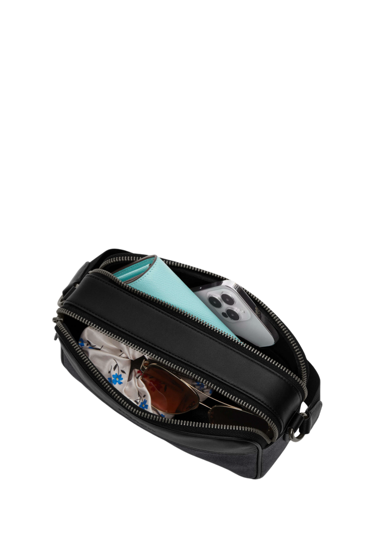 Graham Crossbody Bag Gunmetal Black
