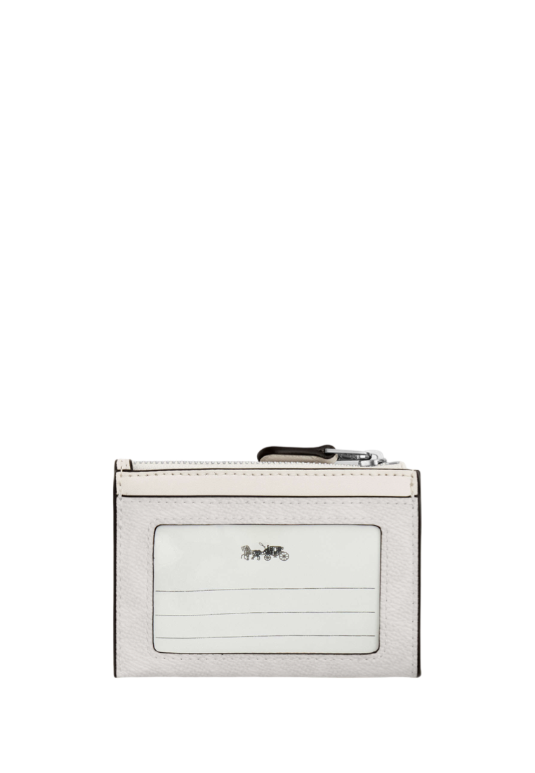 Mini Skinny Id Case In Signature Canvas White Chalk