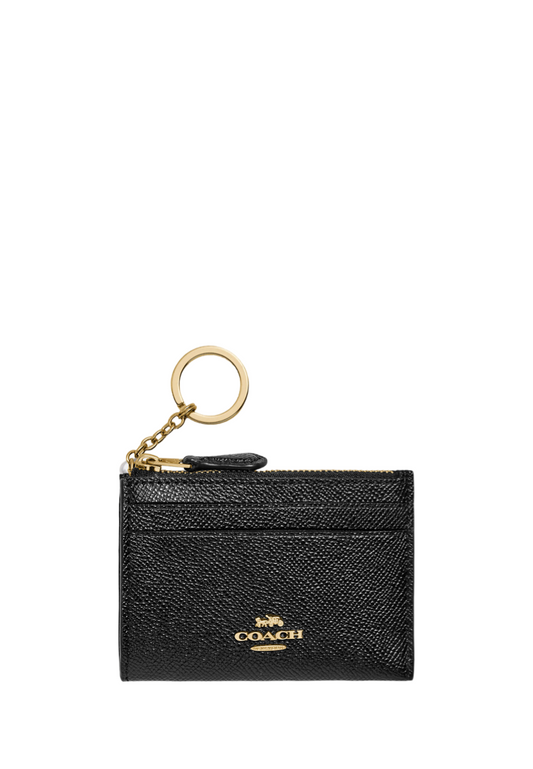 Mini Skinny Id Case Gold Black