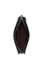 Slim Crossbody Bag Silver Black