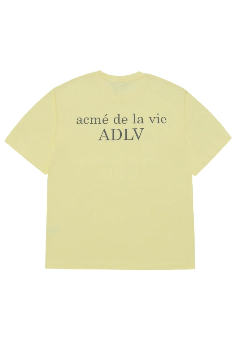 BASIC LOGO SEASON3 Short Sleeve T-Shirt Light Yellow