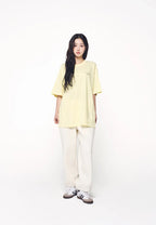 BASIC LOGO SEASON3 Short Sleeve T-Shirt Light Yellow