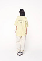 BASIC LOGO SEASON3 Short Sleeve T-Shirt Light Yellow