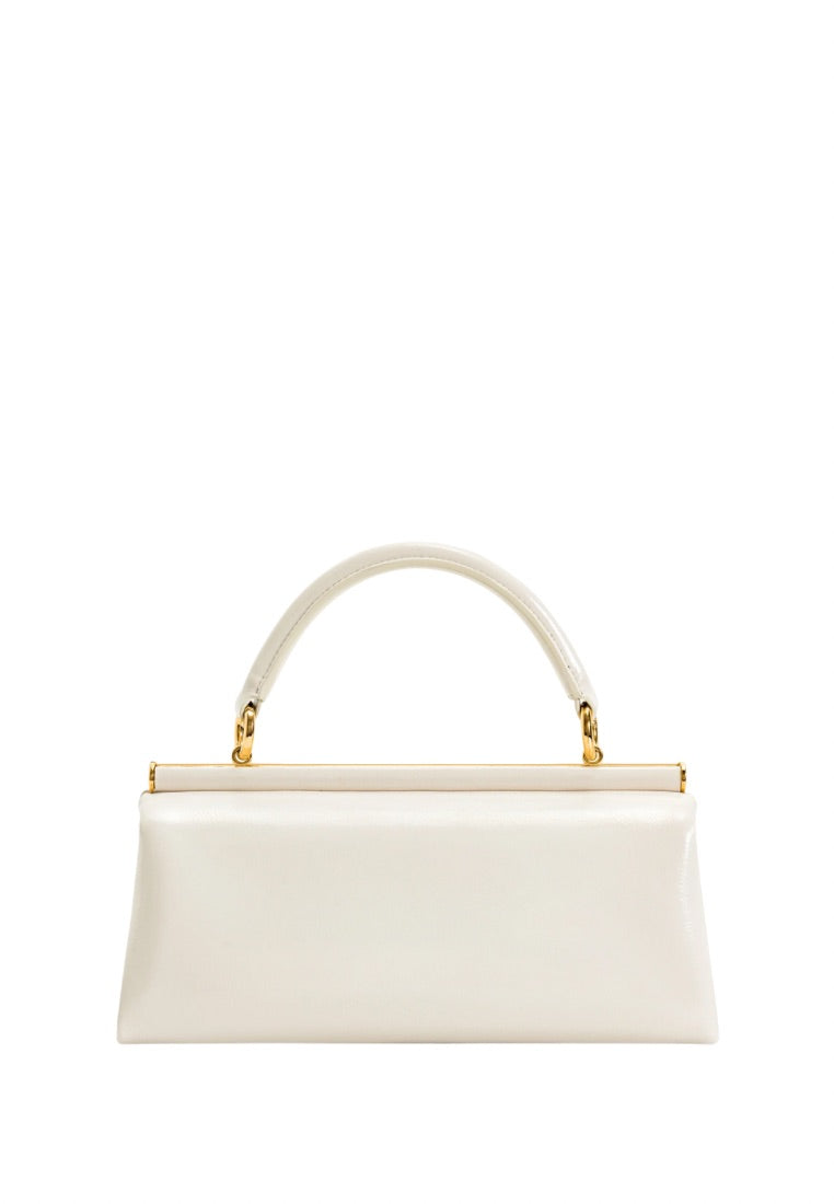 Danna Top Handle Bag - White