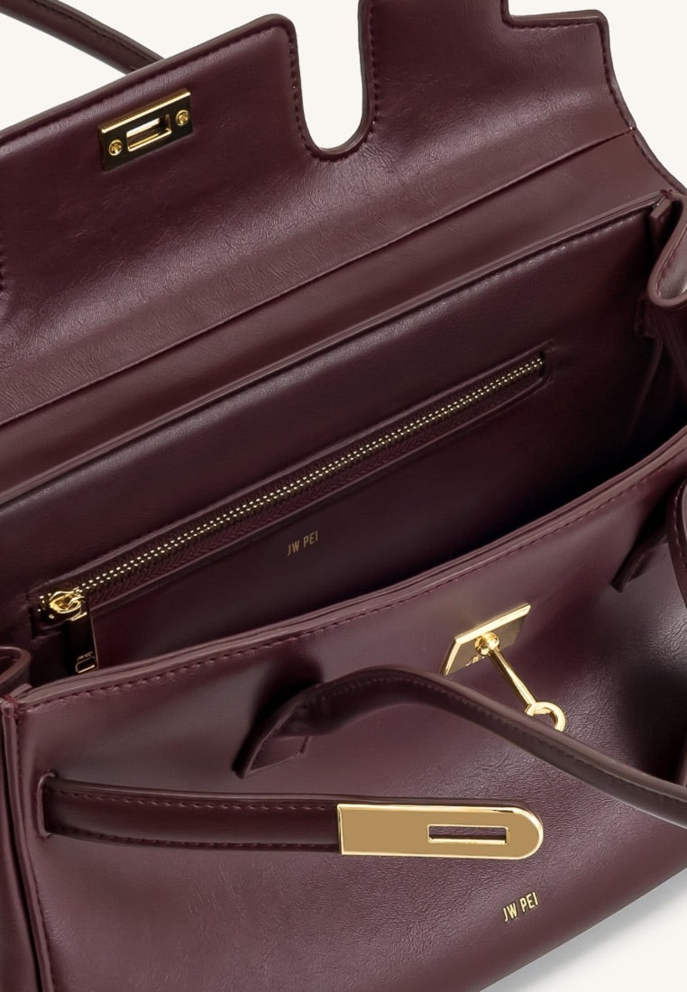 Yara Shoulder Bag - Deep Burgundy