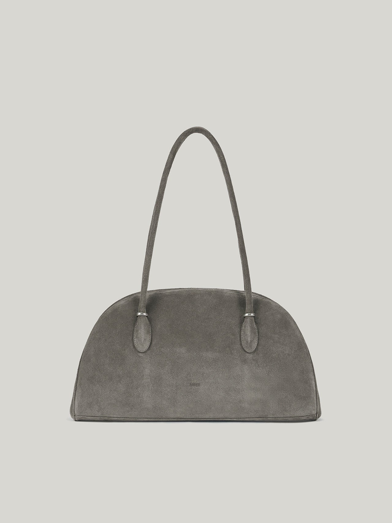 ANNEAU FRAME BAG suede grey