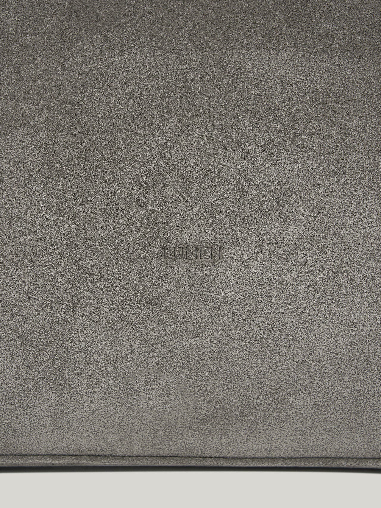 ANNEAU FRAME BAG suede grey
