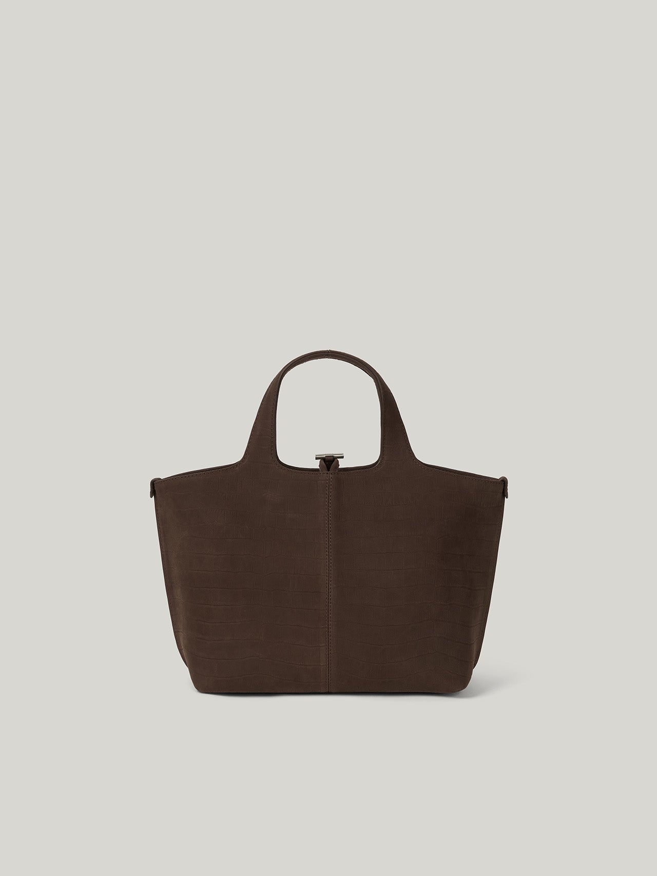 PANIER TOTE BAG nubuck pattern brown