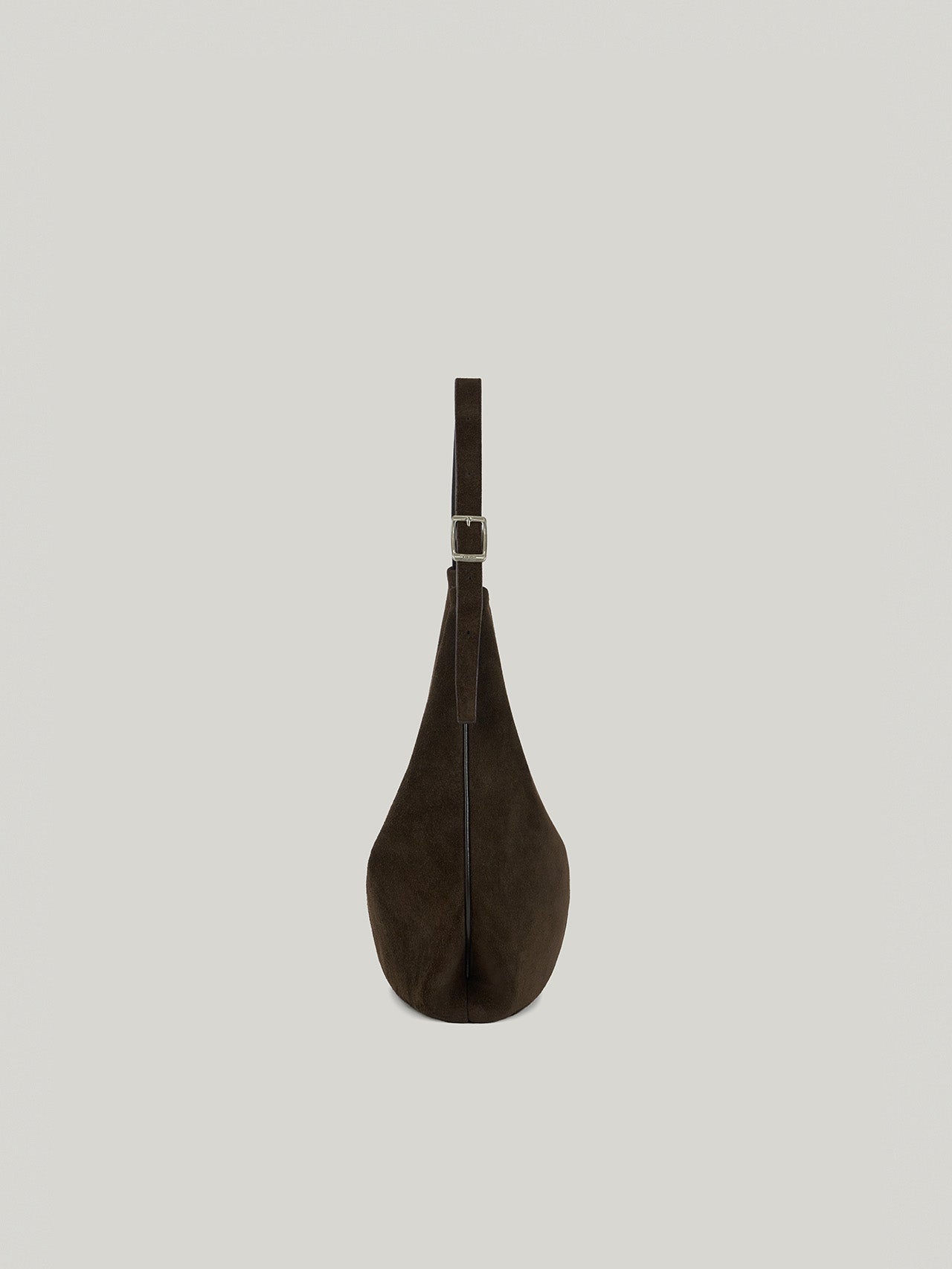 MOSSY HOBO BAG suede brown