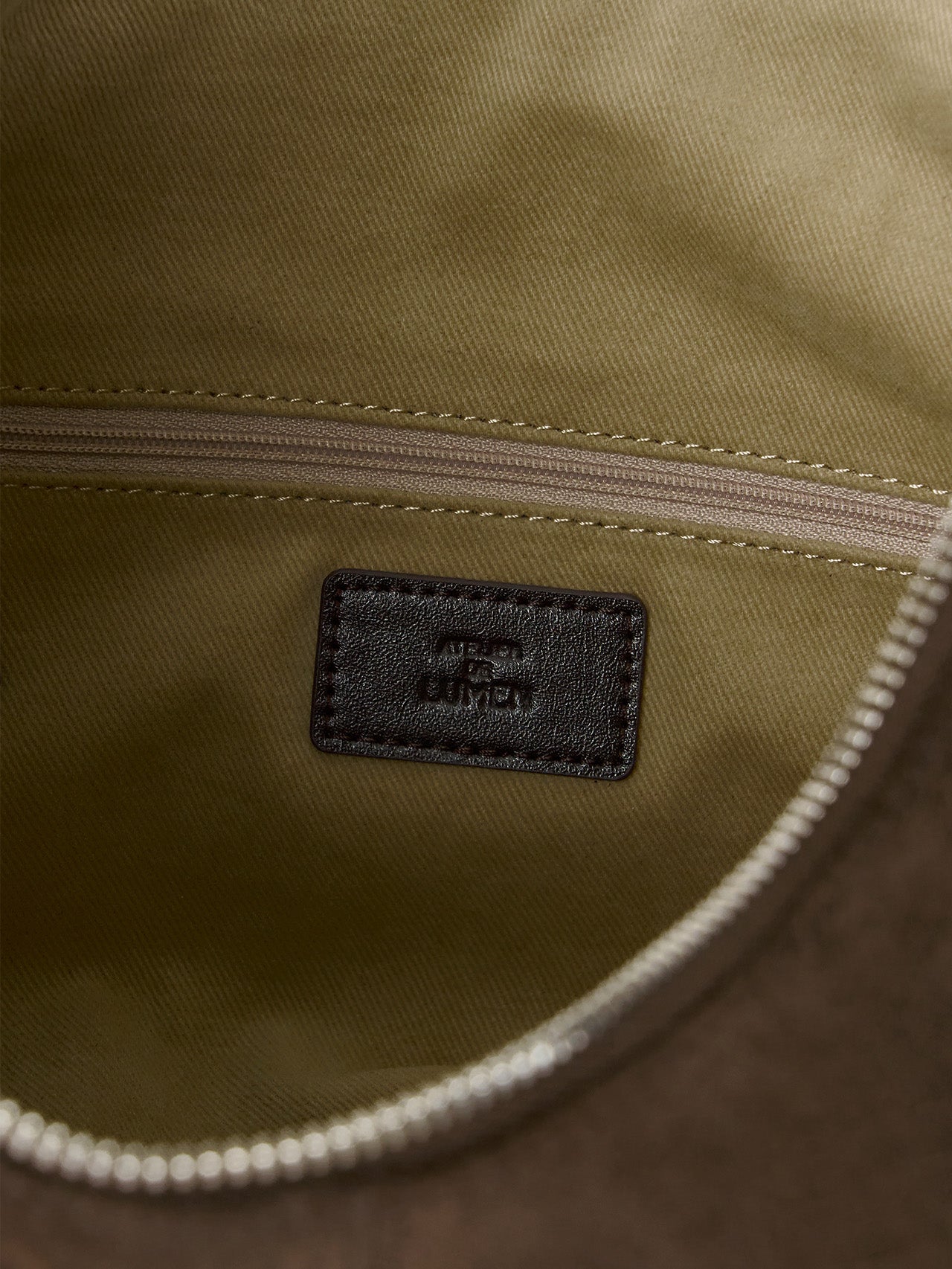 MOSSY HOBO BAG suede brown
