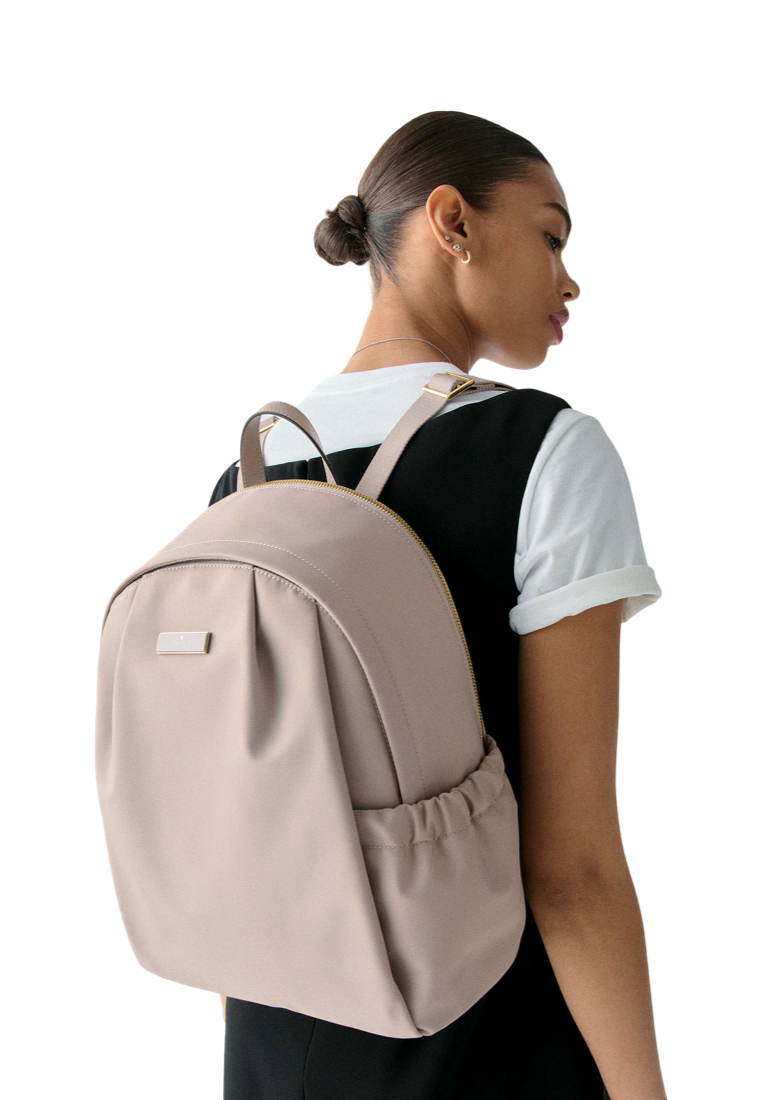 Carter Nylon Large Backpack Cozy Grey