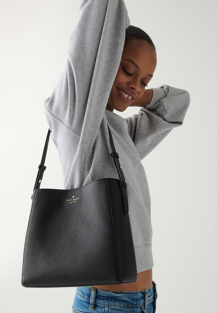 Juliette Medium Bucket Bag Black