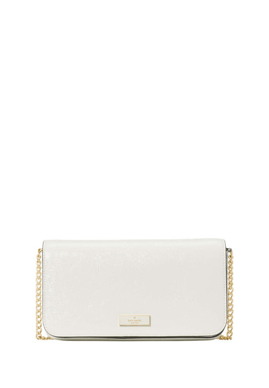 Bridget Crinkle Patent Mini Crossbody Meringue