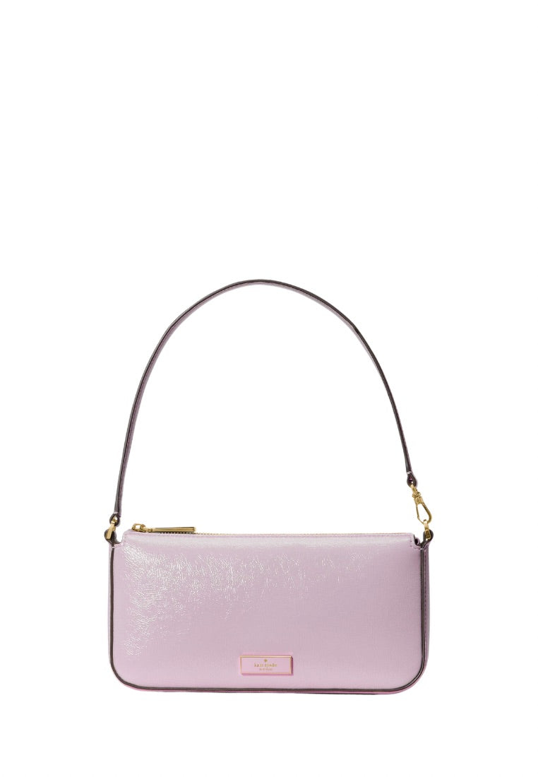 Bridget Crinkle Patent Convertible Wristlet Lilac Moonlight