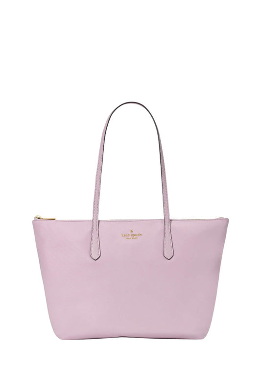 Kitt Nylon Medium Tote Lavender Smoke