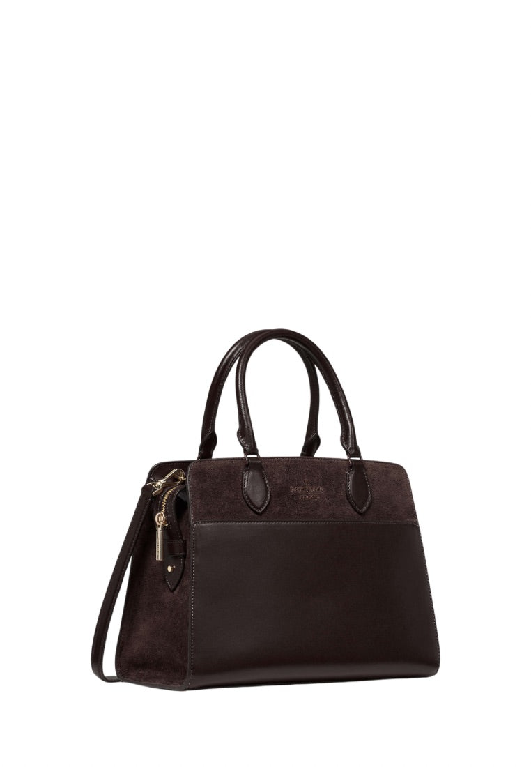Madison Suede Medium Satchel