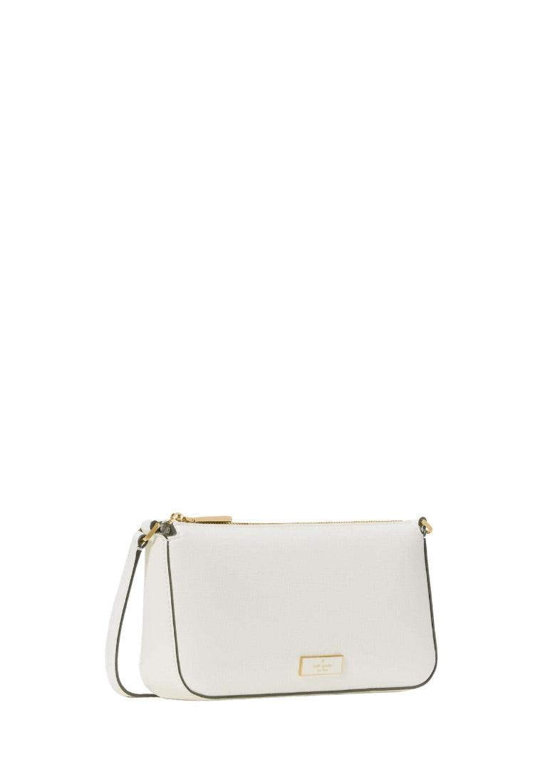 Bridget Crinkle Patent Convertible Wristlet Meringue