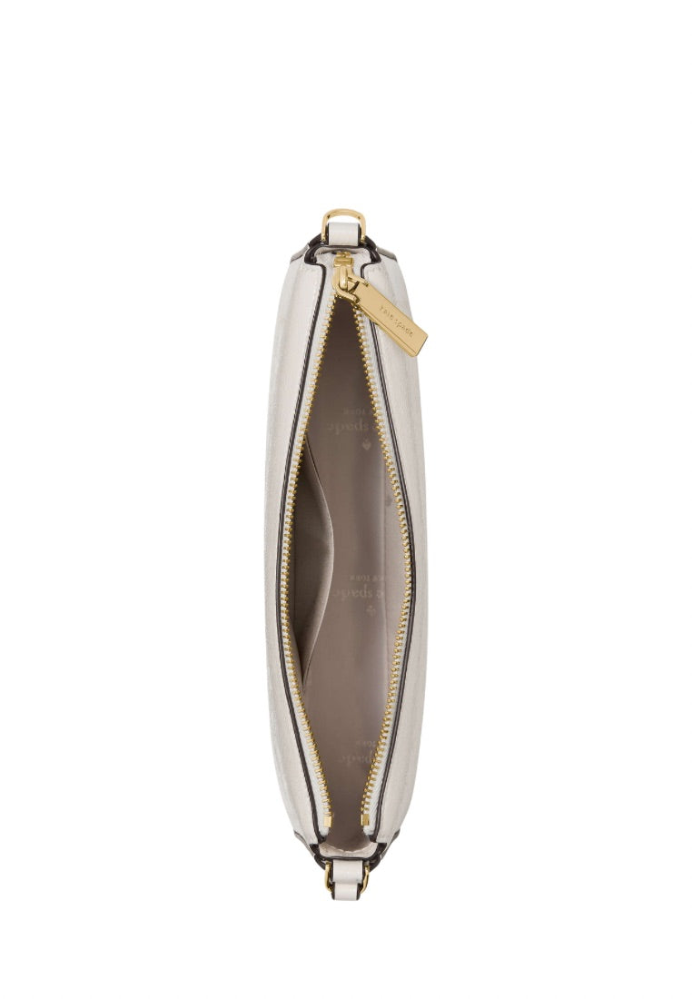 Bridget Crinkle Patent Convertible Wristlet Meringue