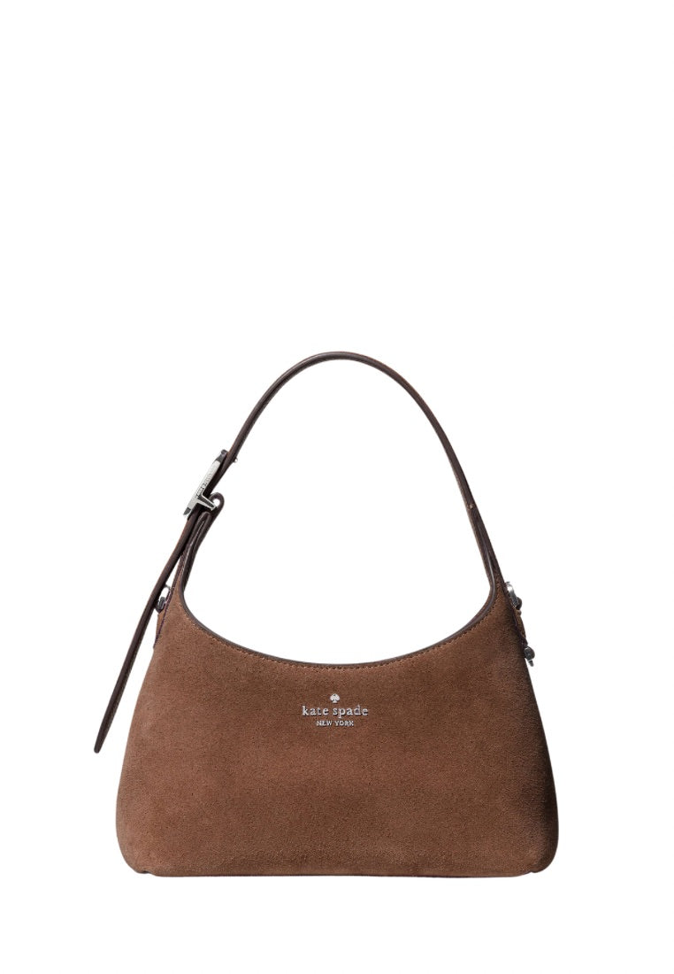 454 Suede Mini Crossbody Hot Fudge