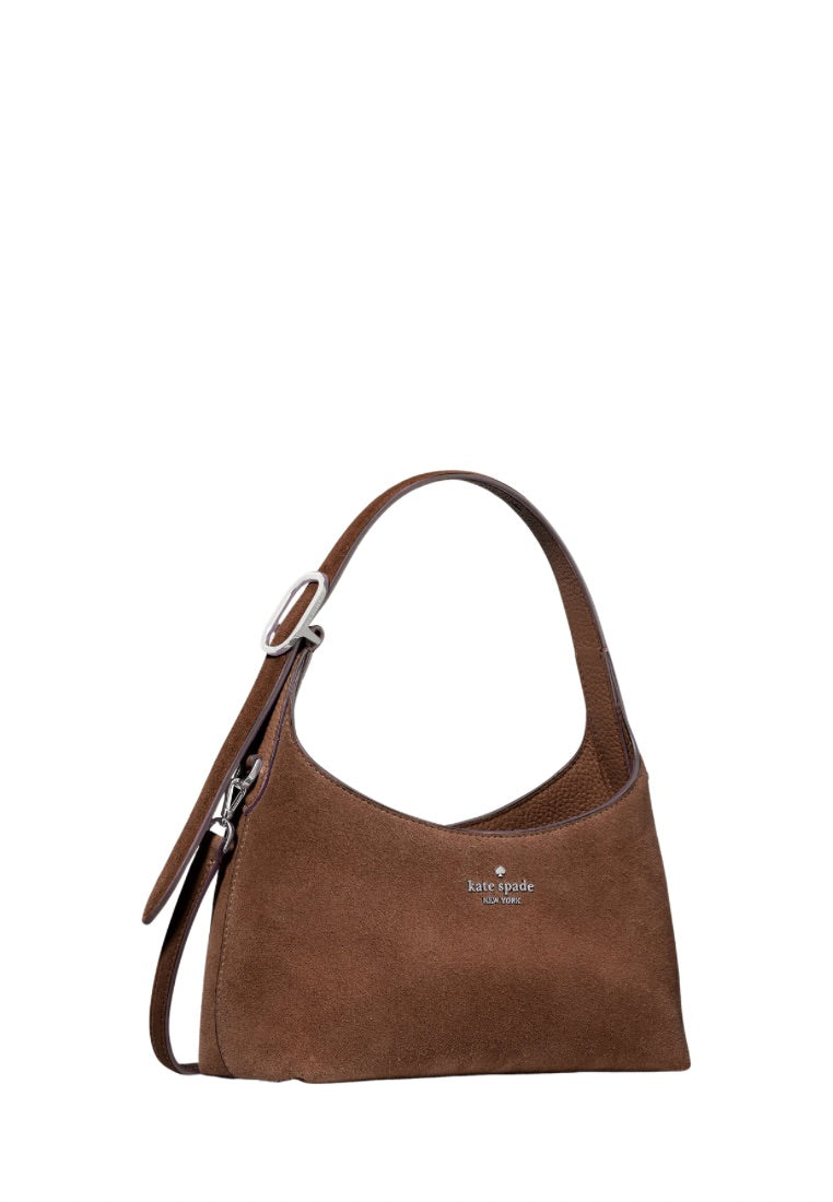 454 Suede Mini Crossbody Hot Fudge