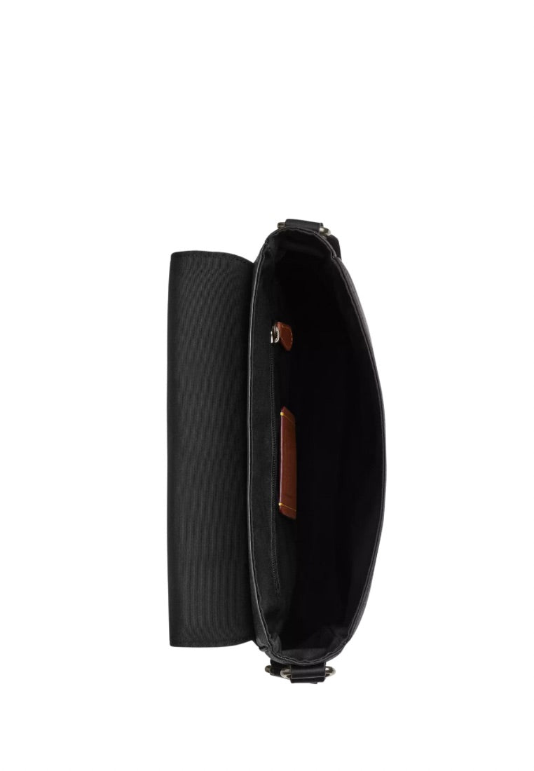 Houston Map Bag in Signature Canvas Gunmetal Charcoal Black