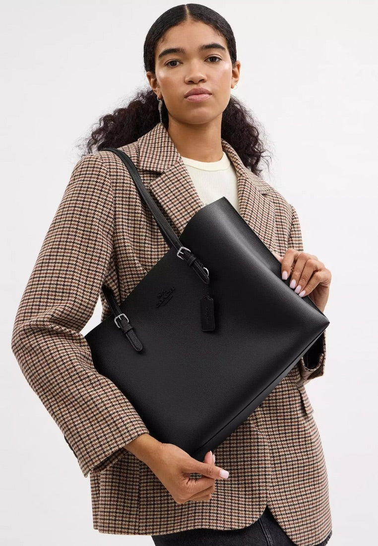 Mollie Tote Bag Silver Black