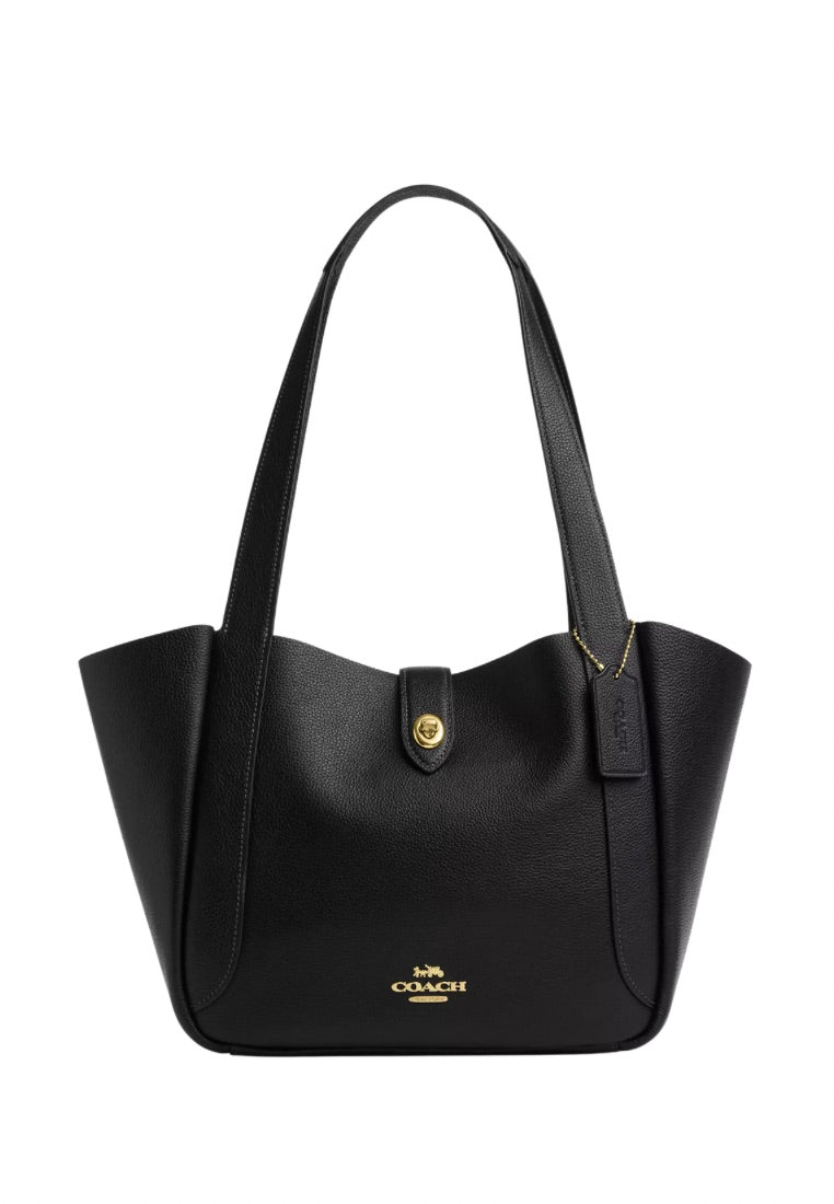 Hadley Turnlock Tote Bag Gold Black