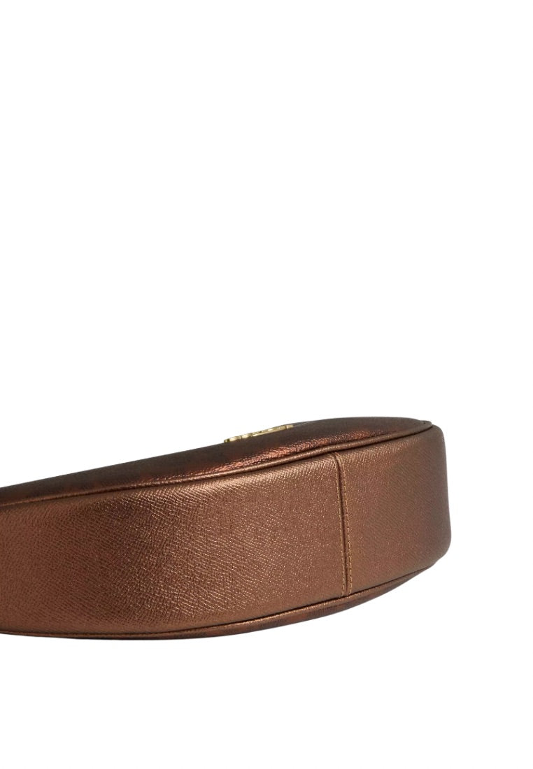 Aria Shoulder Bag In Signature Canvas Brown Copper