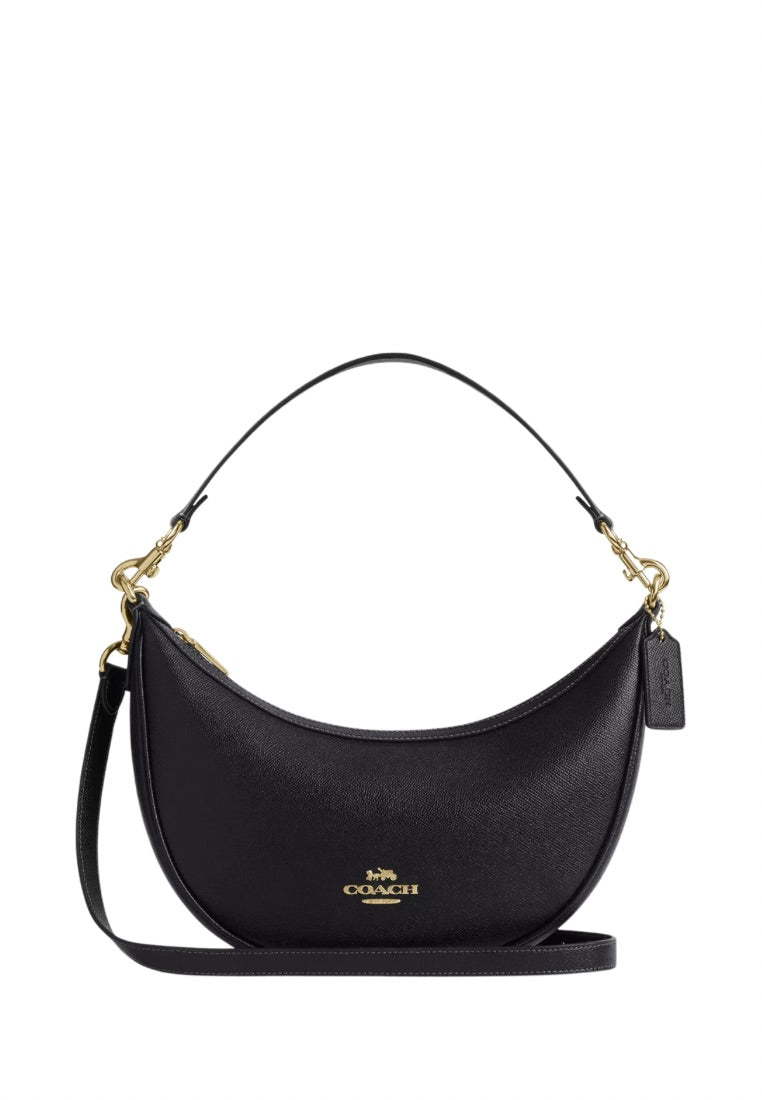 Aria Shoulder Bag Gold Black