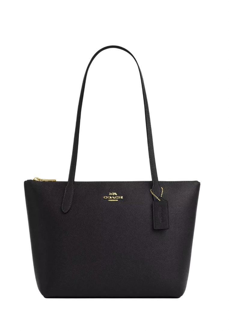 Fiona Zip Tote Bag gold Black
