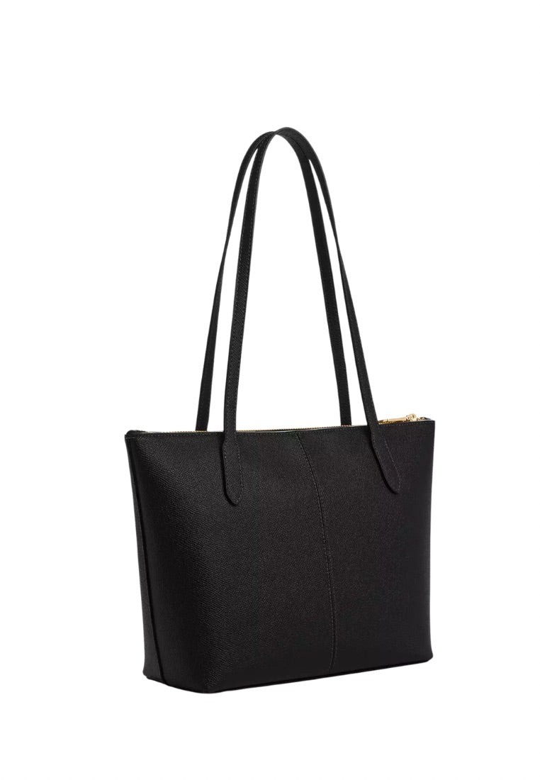 Fiona Zip Tote Bag gold Black