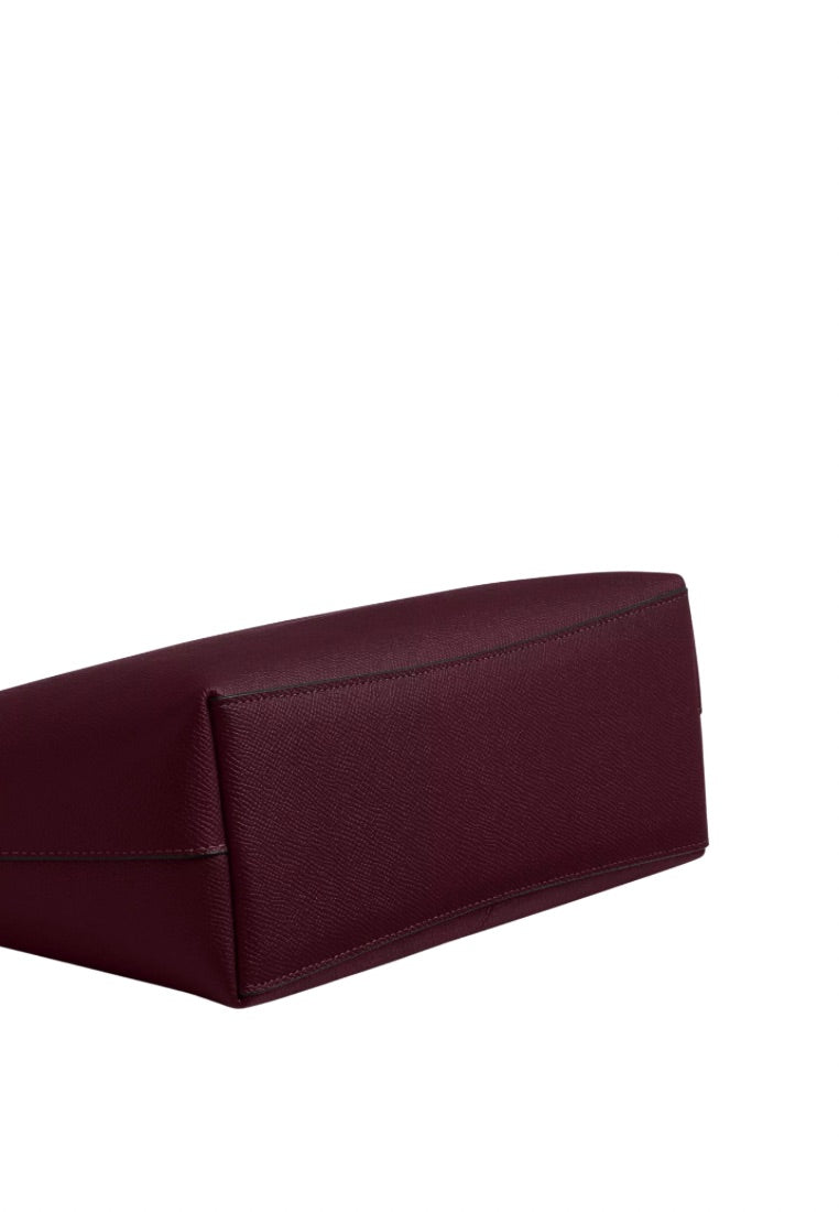 Fiona Zip Tote Bag Dark Wine