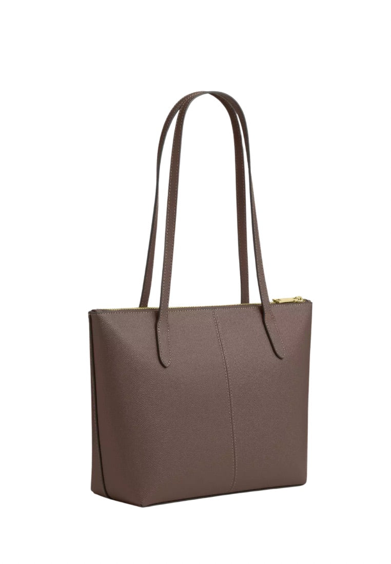 Fiona Zip Tote Bag Gold Dark Stone