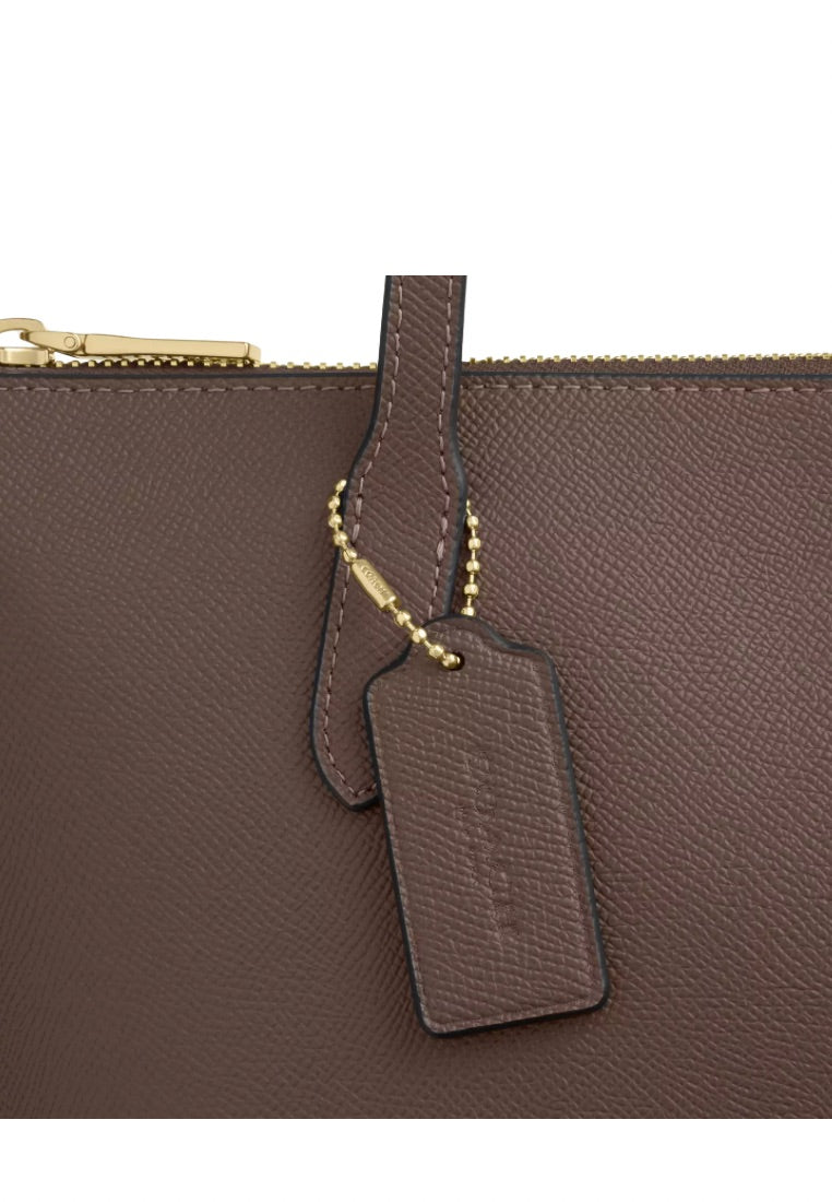 Fiona Zip Tote Bag Gold Dark Stone