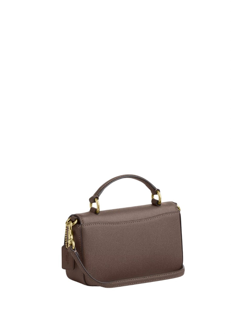 Mini Josie Top Handle Bag Gold Dark Stone