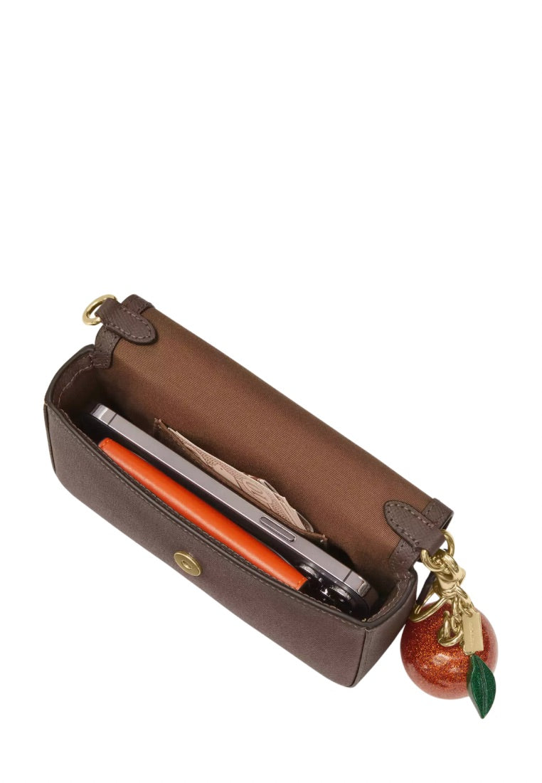 Mini Josie Top Handle Bag Gold Dark Stone