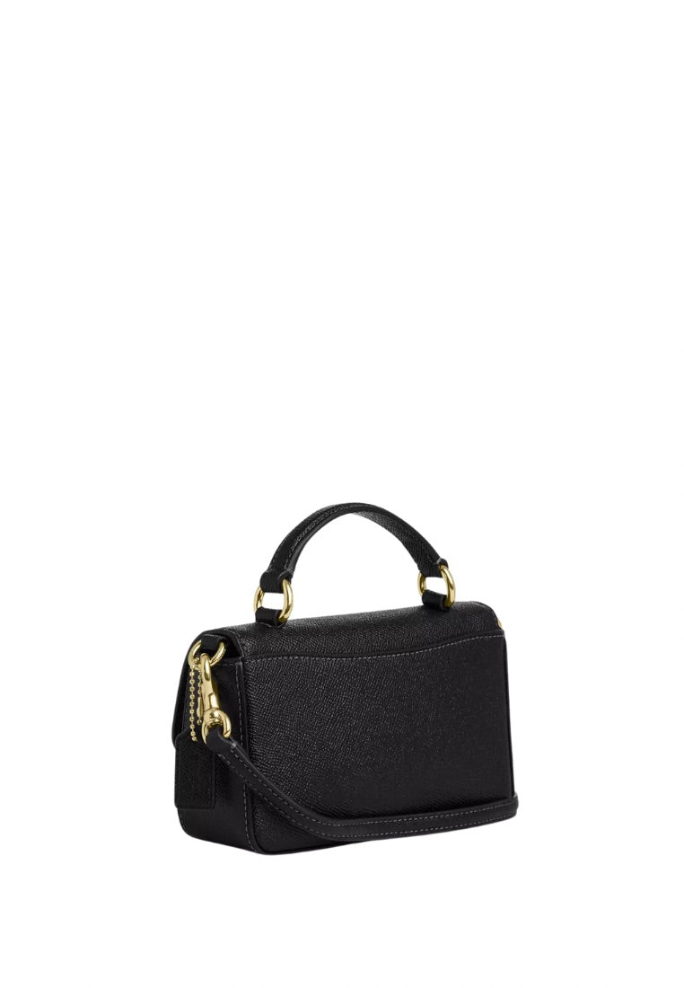 Mini Josie Top Handle Bag Gold Black