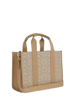 Smith Tote Bag In Signature Jacquard Light Khaki