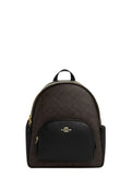 Court Backpack In Signature Canvas Walnut Black