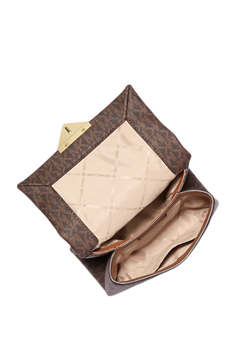 Cece Small Logo Shoulder Bag Brown