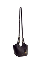 Ines Padlock Tote Bag - Dark Brown
