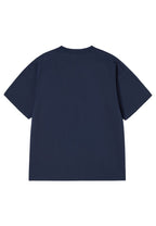 Ink Stamp Logo Short Sleeve T-Shirt Dark Navy