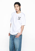 Ink Stamp Logo Short Sleeve T-Shirt White