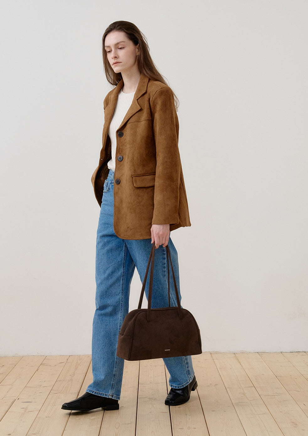 Jade Suede Choco Brown
