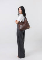 Aria Shoulder Bag - Dark Brown
