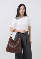 Aria Shoulder Bag - Dark Brown